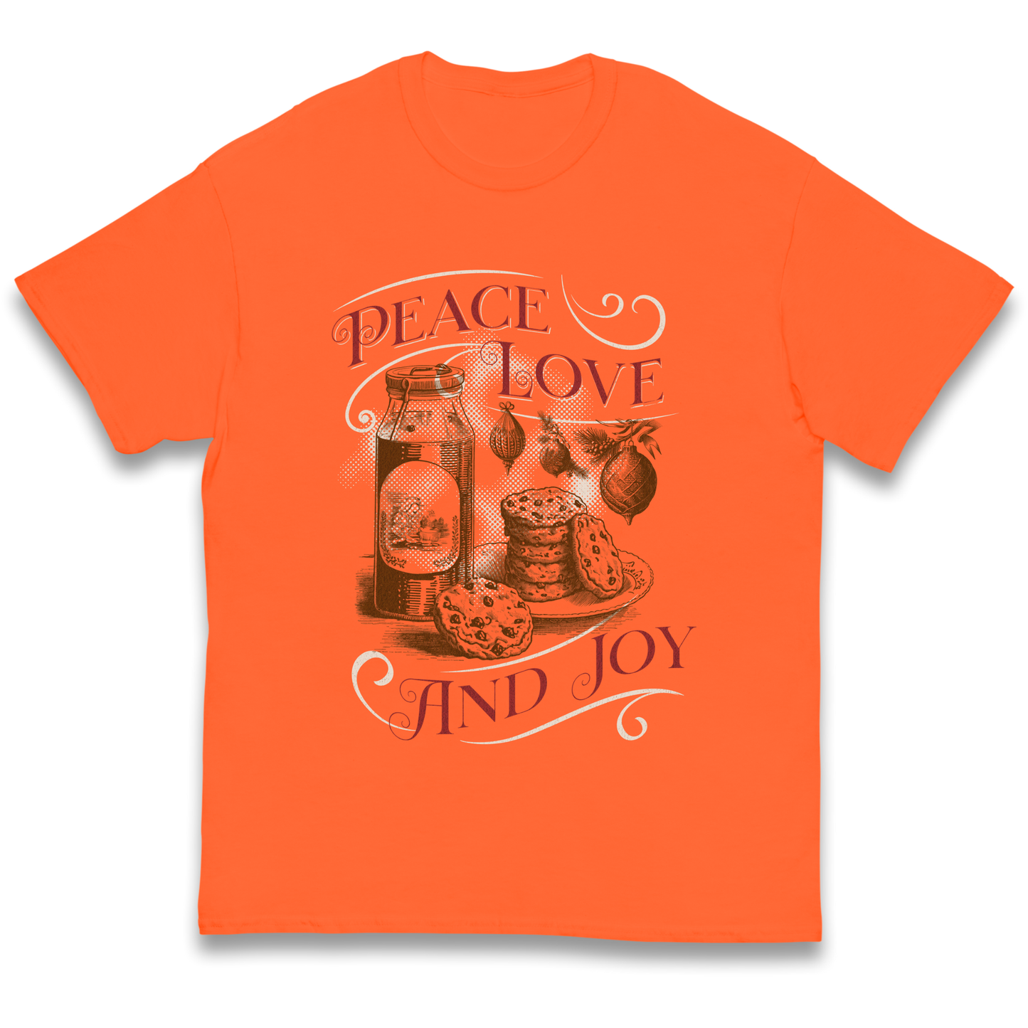 Peace Love And Joy Christmas kids t shirt