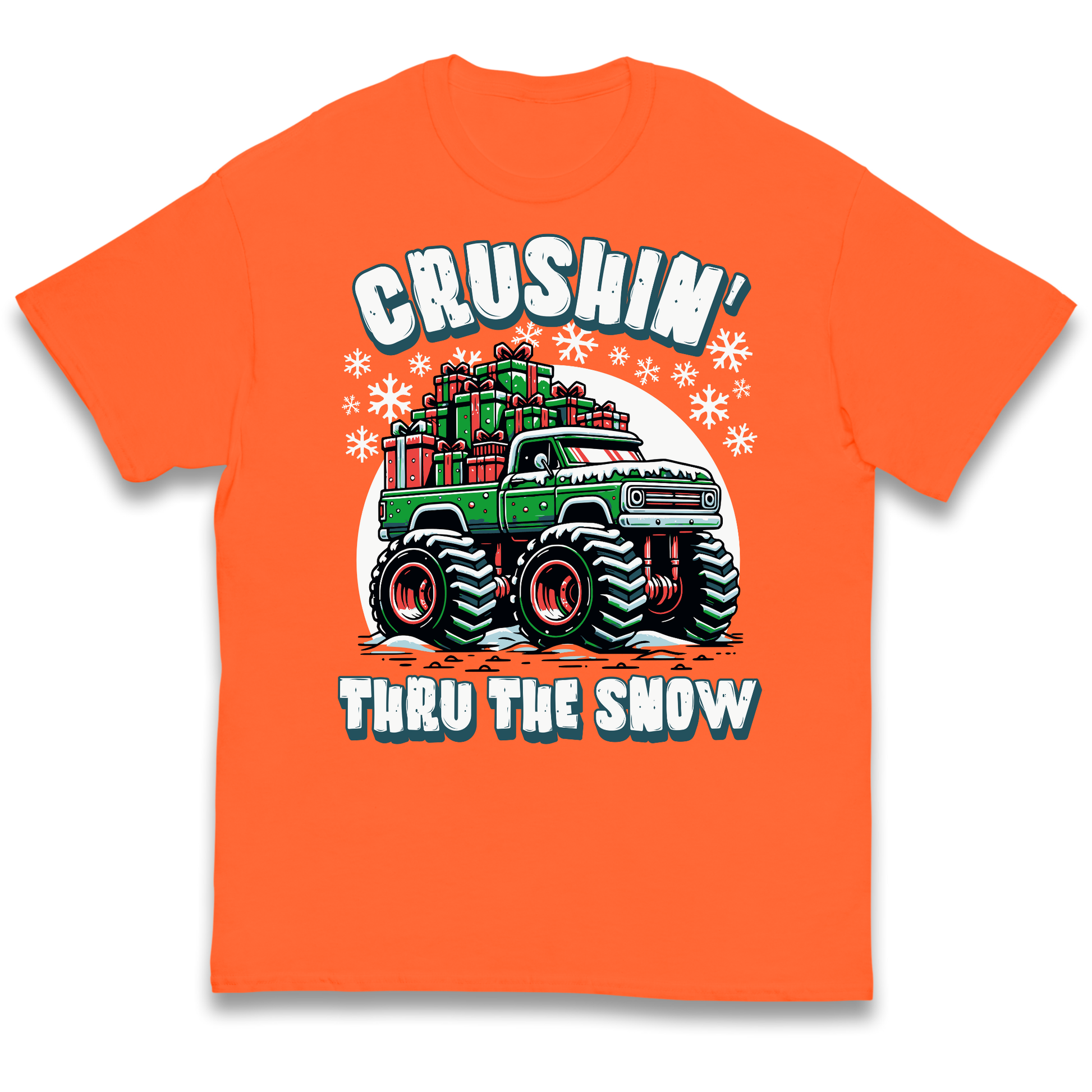 Crushin Thru The Snow kids t shirt