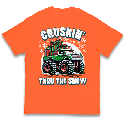 Crushin Thru The Snow kids t shirt