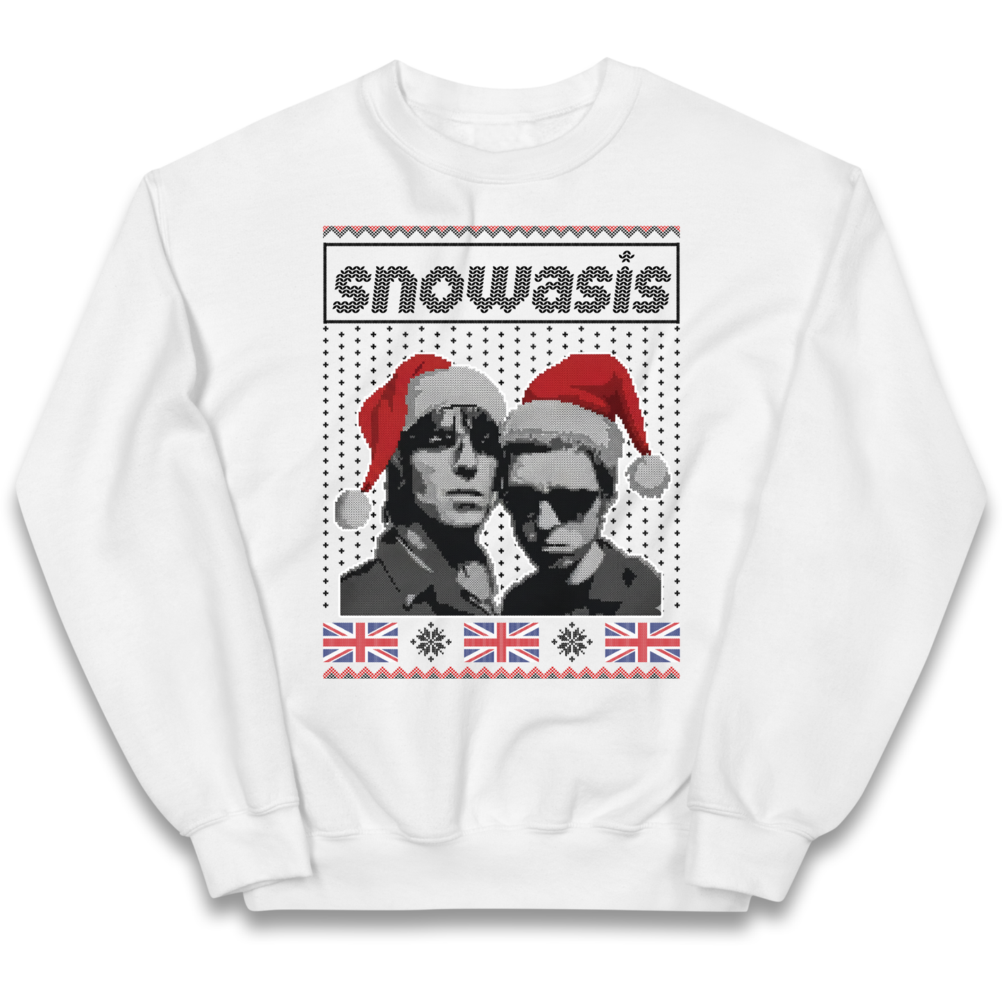 Snowasis Union Jack Christmas Kids Jumper