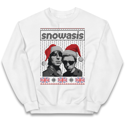 Snowasis Union Jack Christmas Kids Jumper