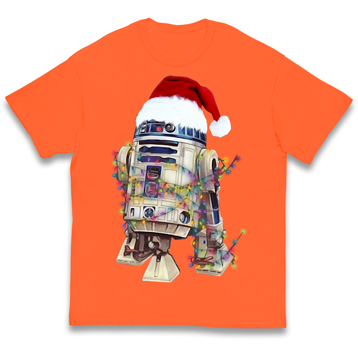 R2D2 Christmas Santa Christmas kids t shirt