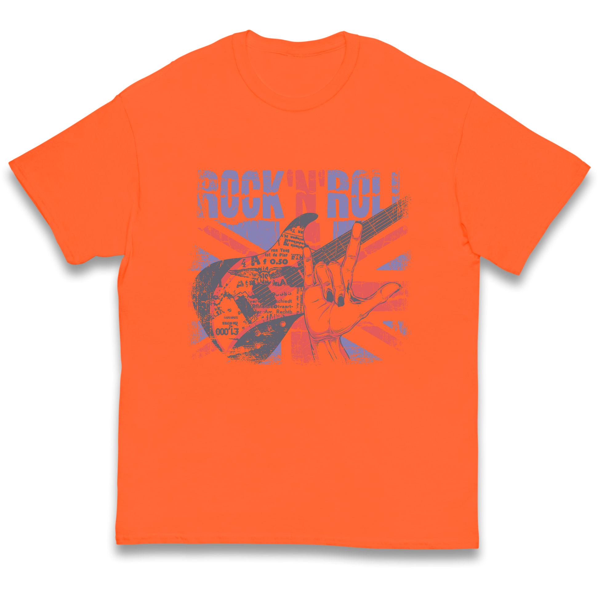 Rock N Roll Union Jack kids t shirt