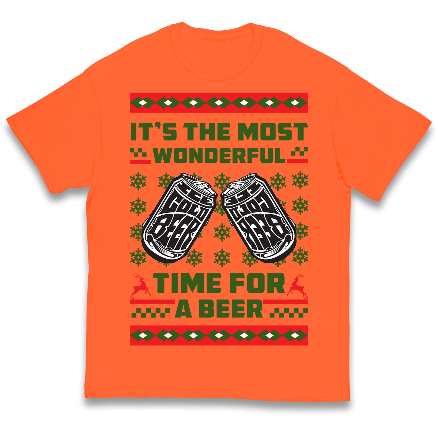 Its The Most Wonderful Time For A Beer Christmas kids t shirt