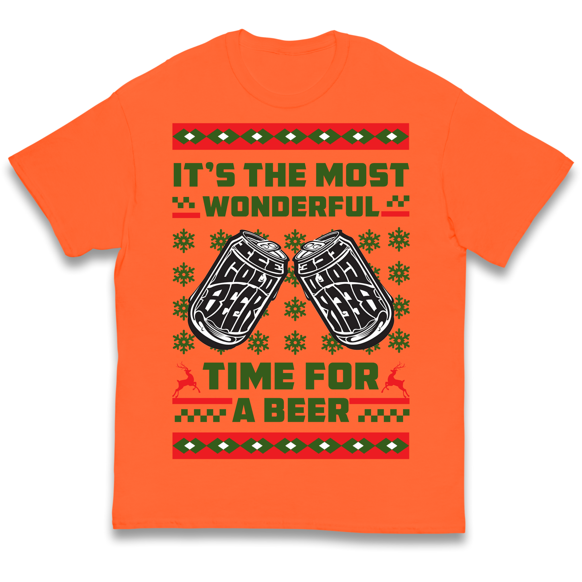 Its The Most Wonderful Time For A Beer Christmas kids t shirt