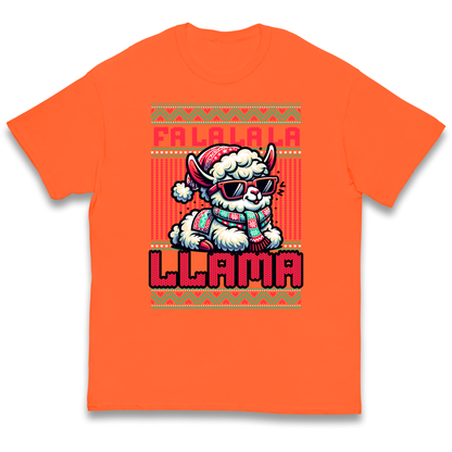 FA LA LA LA LLAMA kids t shirt