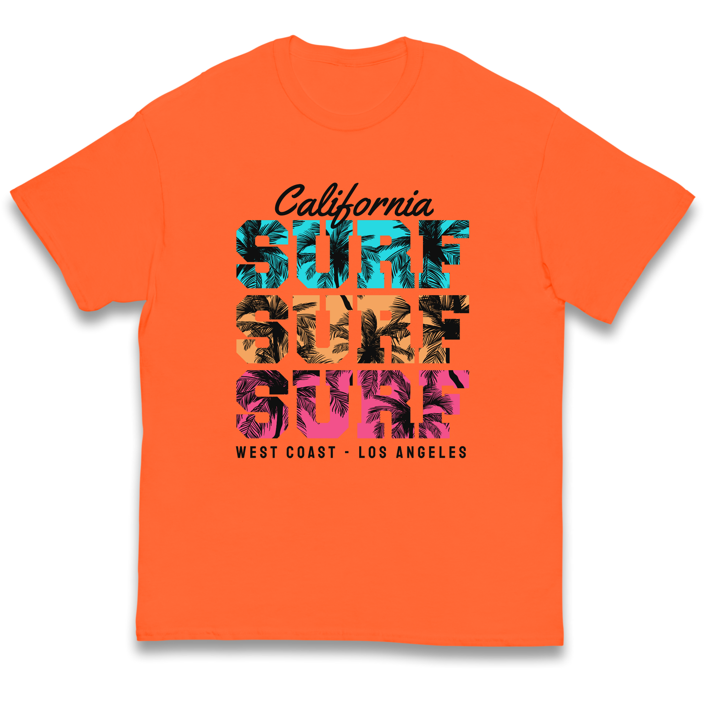 California Surf Surf Surf kids t shirt