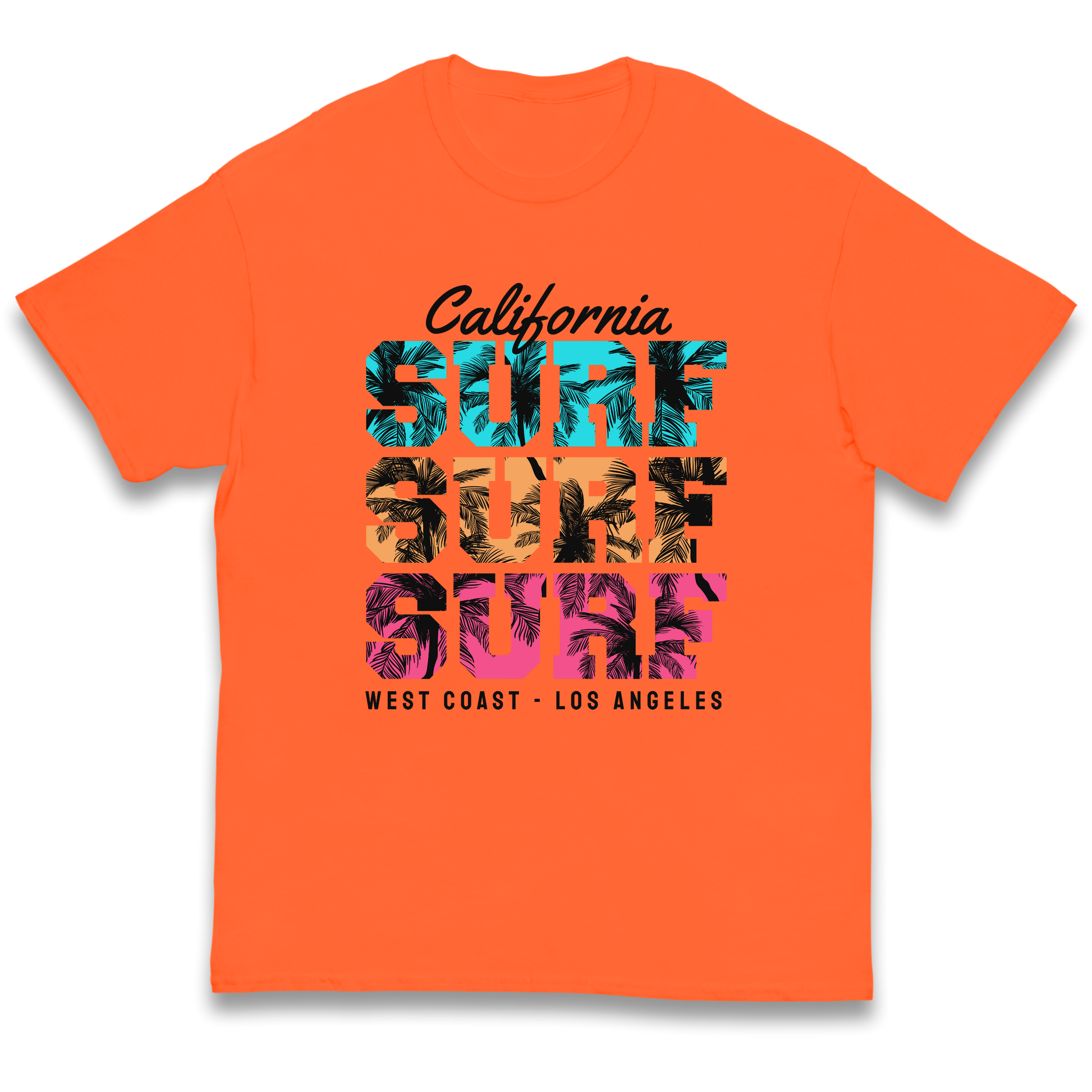 California Surf Surf Surf kids t shirt