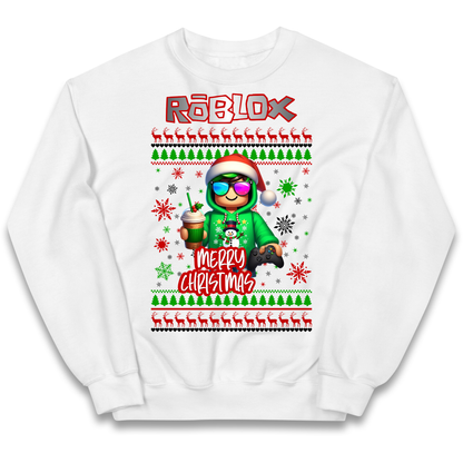 Roblox Merry Christmas Kids Jumper