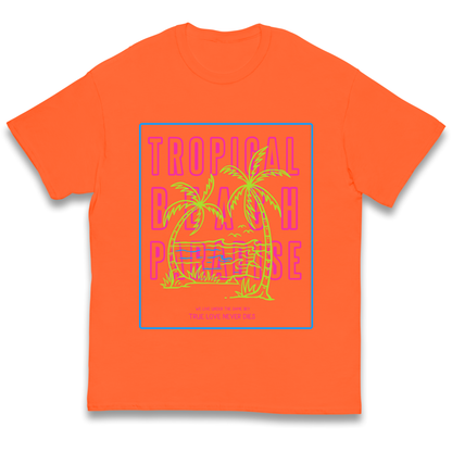 Tropical Beach Paradise kids t shirt