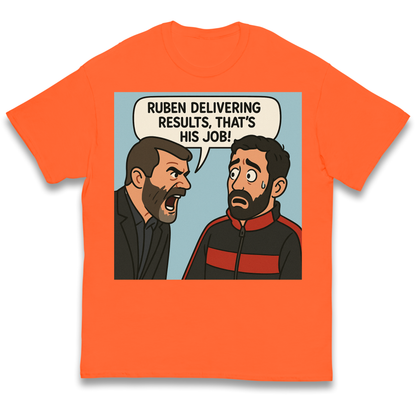 Ruben Delivering Results That's His Job kids t shirt