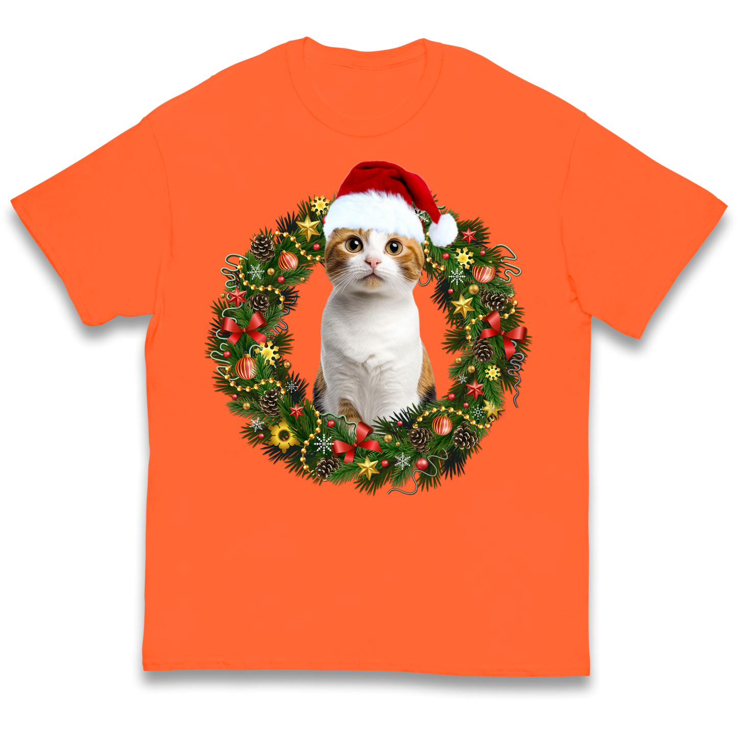 Cat Christmas kids t shirt