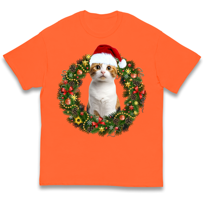 Cat Christmas kids t shirt