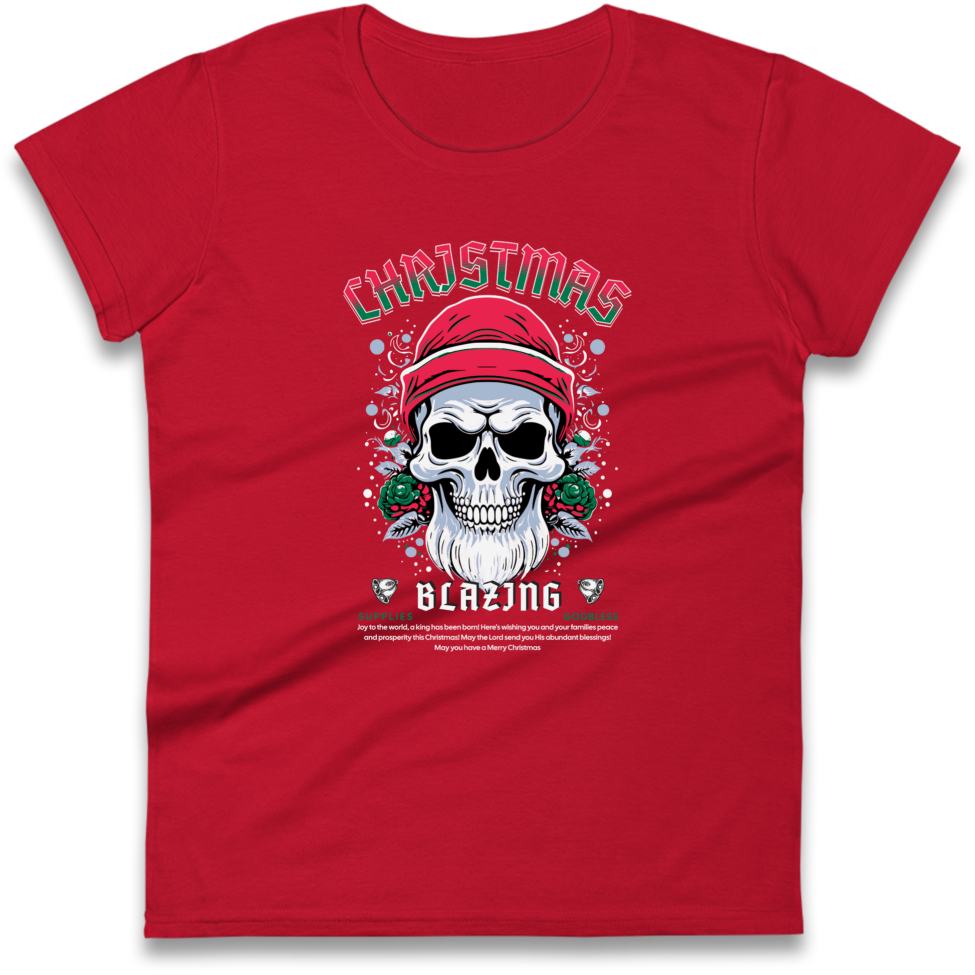 Christmas Blazing Ladies Shirt
