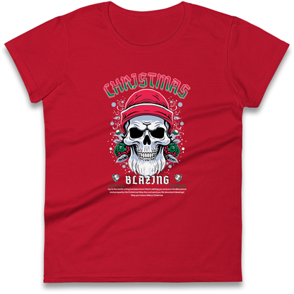 Christmas Blazing Ladies Shirt