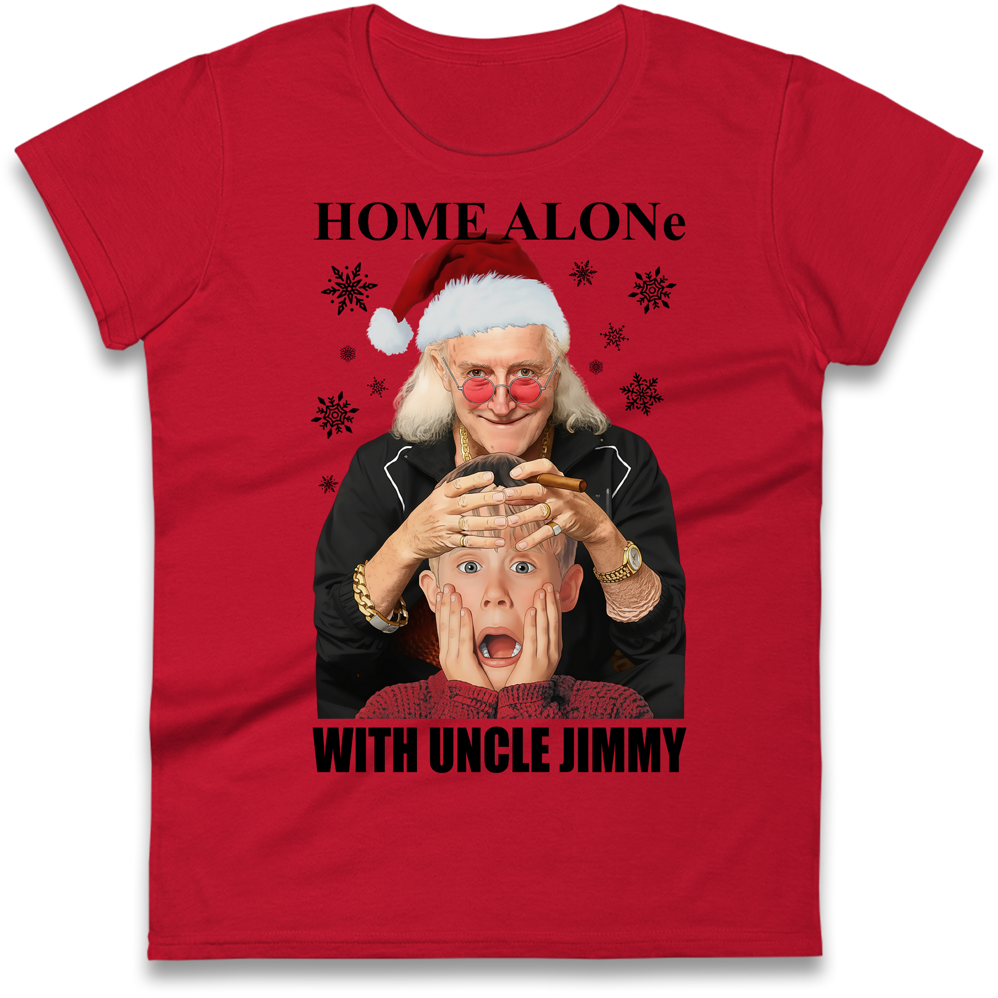 Home Alone Uncle Jimmy Ladies Shirt