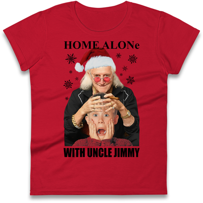 Home Alone Uncle Jimmy Ladies Shirt