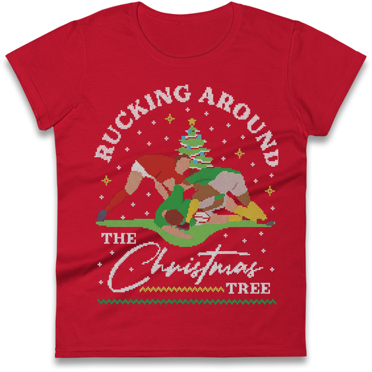 Rugby Christmas Ladies Shirt