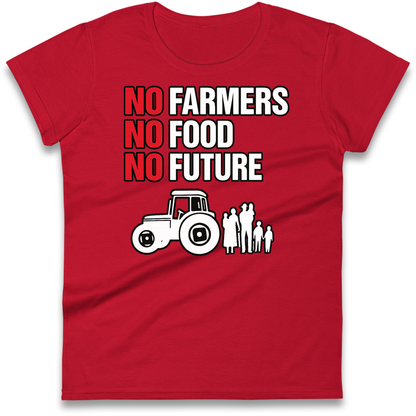 Farmers Agricultural Inheritance Tax Protest Ladies Shirt