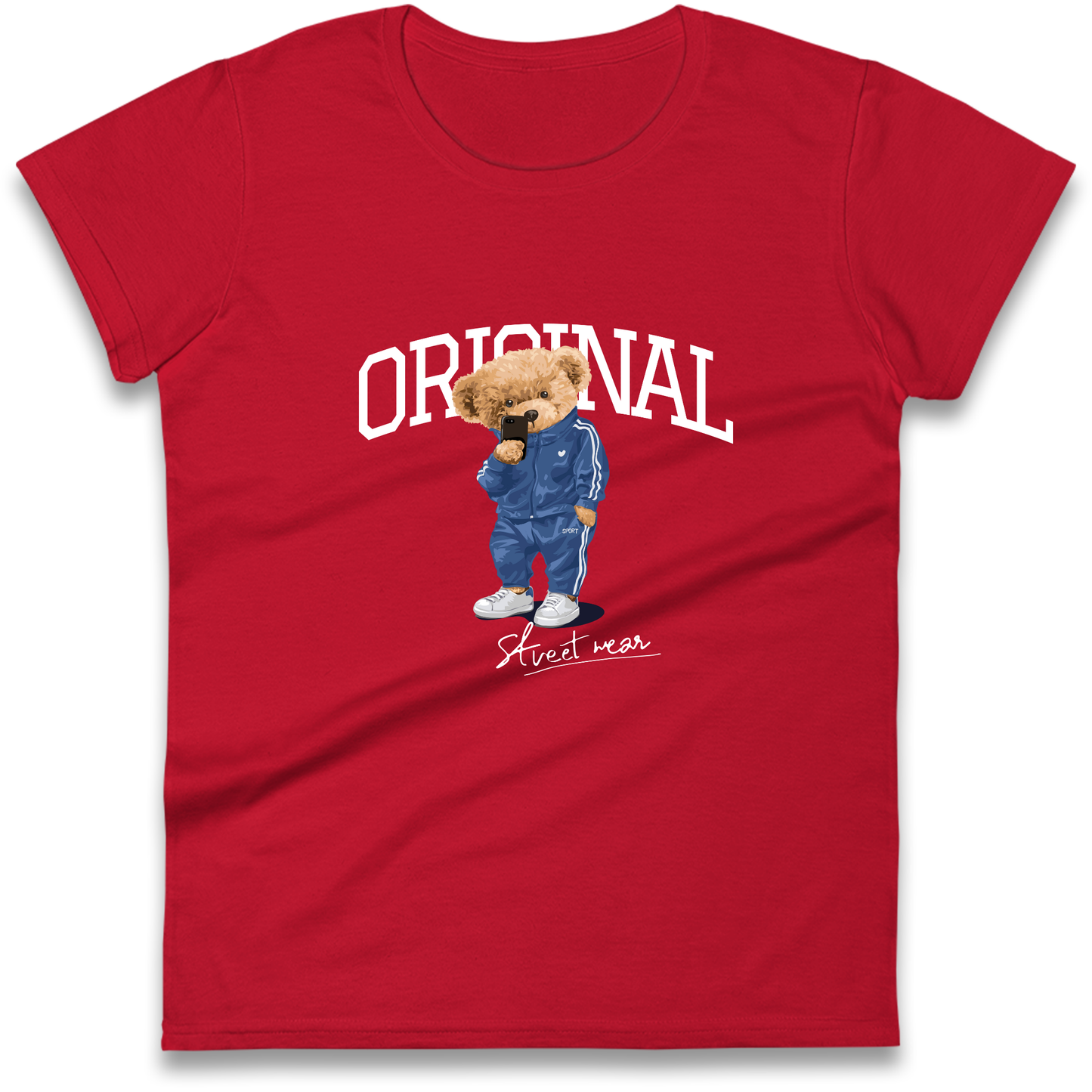 Teddy Bear Original Streetwear Ladies Shirt