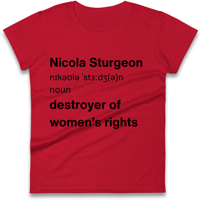 JK Rowling Nicola Sturgeon T Shirt Ladies Shirt