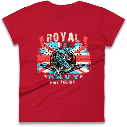 Royal Navy Glory Unit 764H83 Ladies Shirt