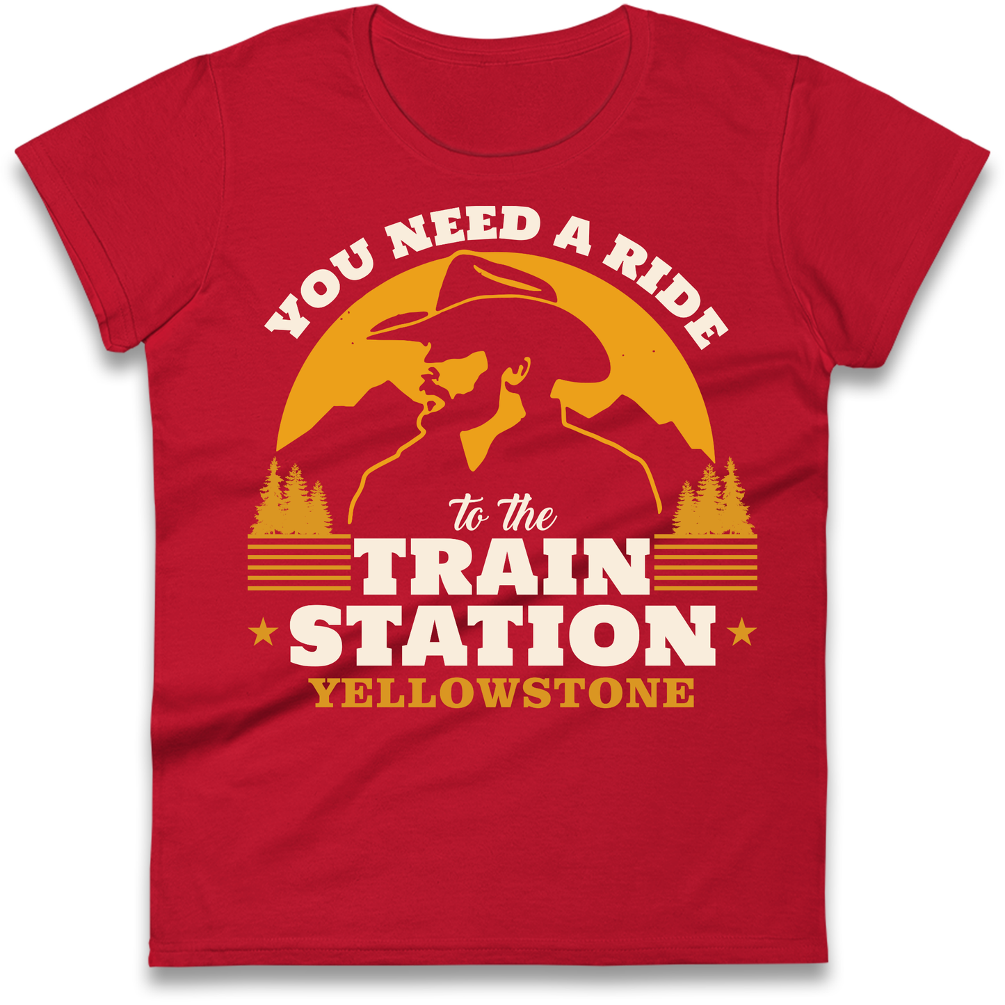You Need A Ride To The Train Station Ladies Shirt