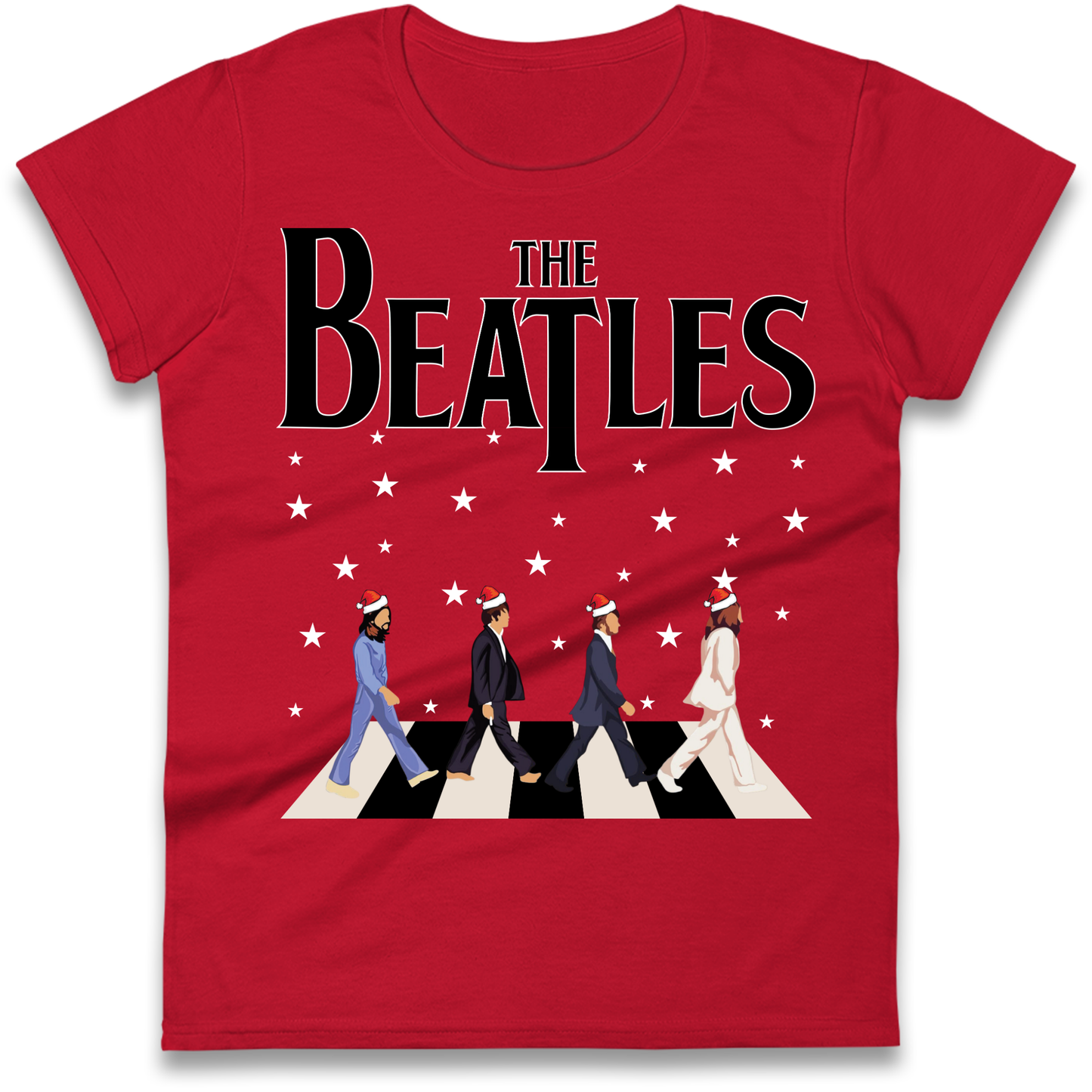 The Beatles Abbey Road Christmas Ladies Shirt