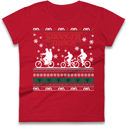 Stranger Things Christmas Ladies Shirt