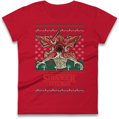 Demogorgon Christmas Ladies Shirt