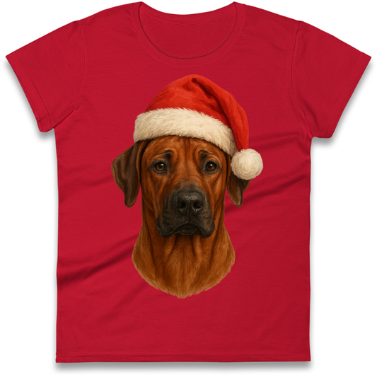 Rhodesian Ridgeback Christmas Ladies Shirt