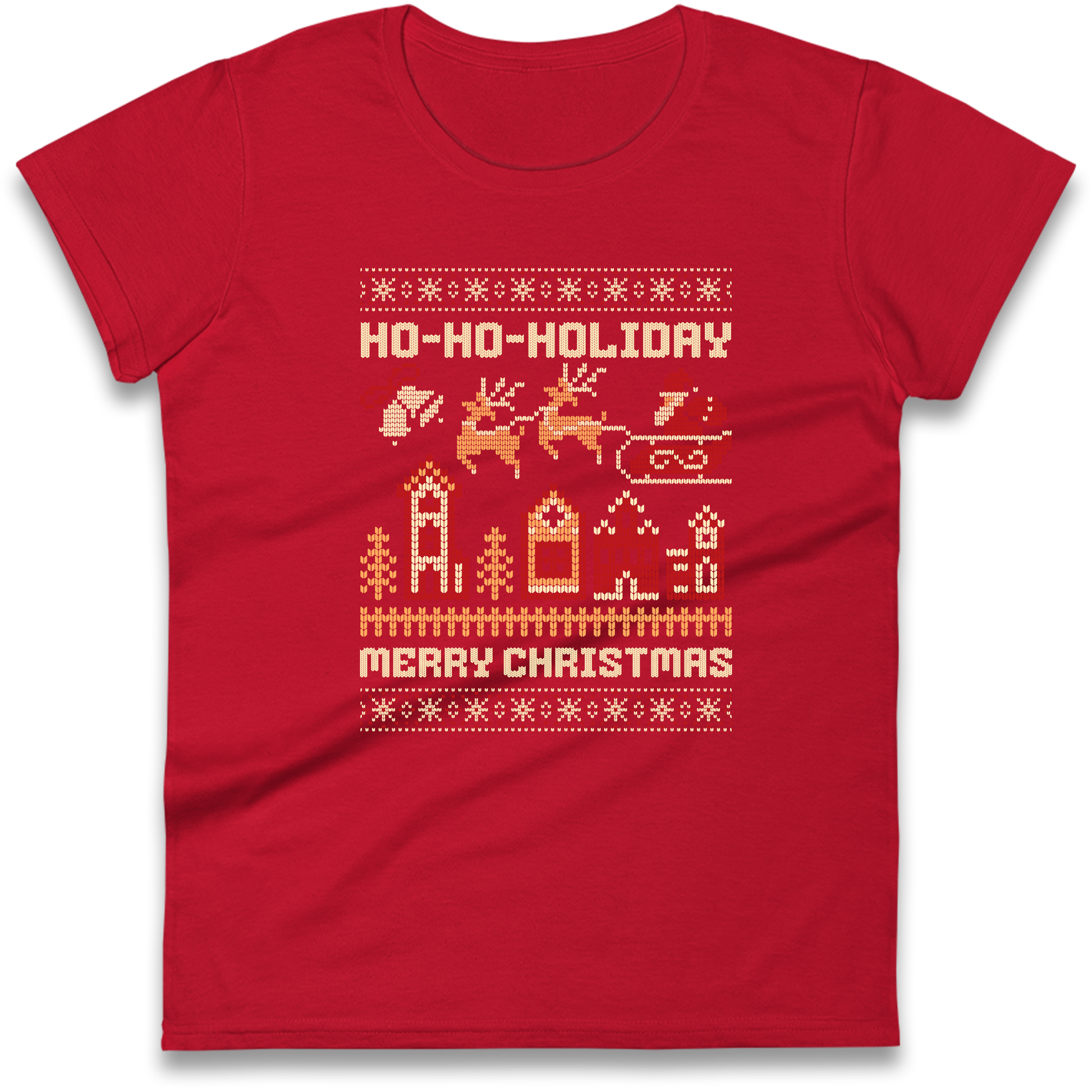 Have Yourself a HO HO HOLIDAY Christmas Ladies Shirt