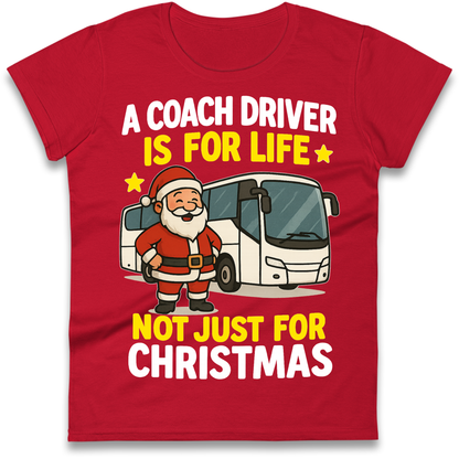 Coach Driver Christmas Ladies Shirt