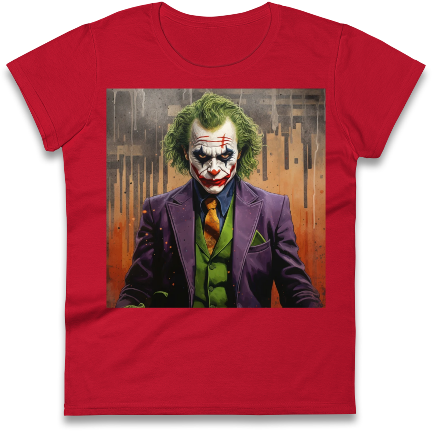 The Joker Painting Ladies Shirt