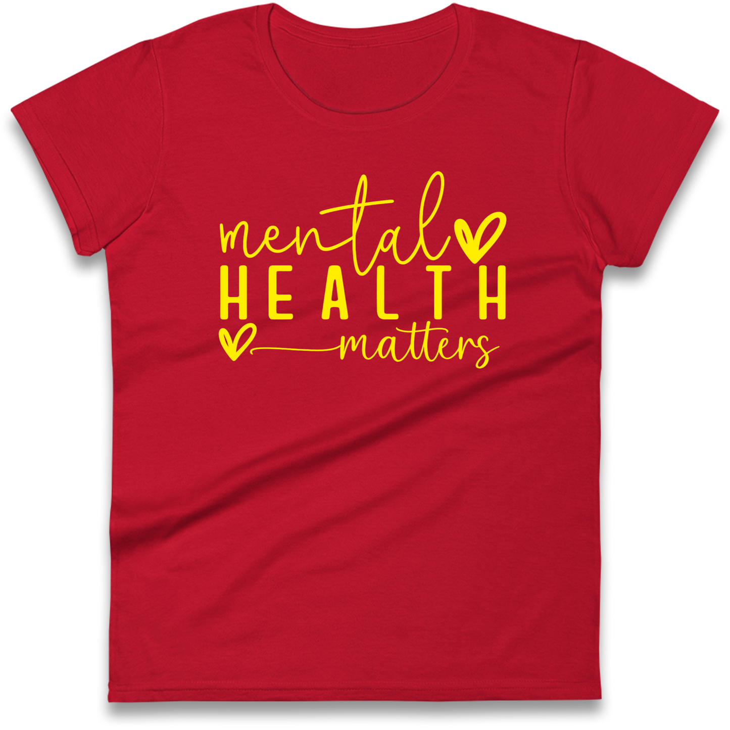 Yellow Mental Health Ladies Shirt