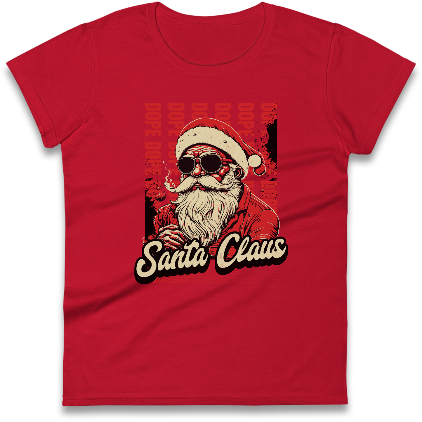 Dope Santa Claus Ladies Shirt