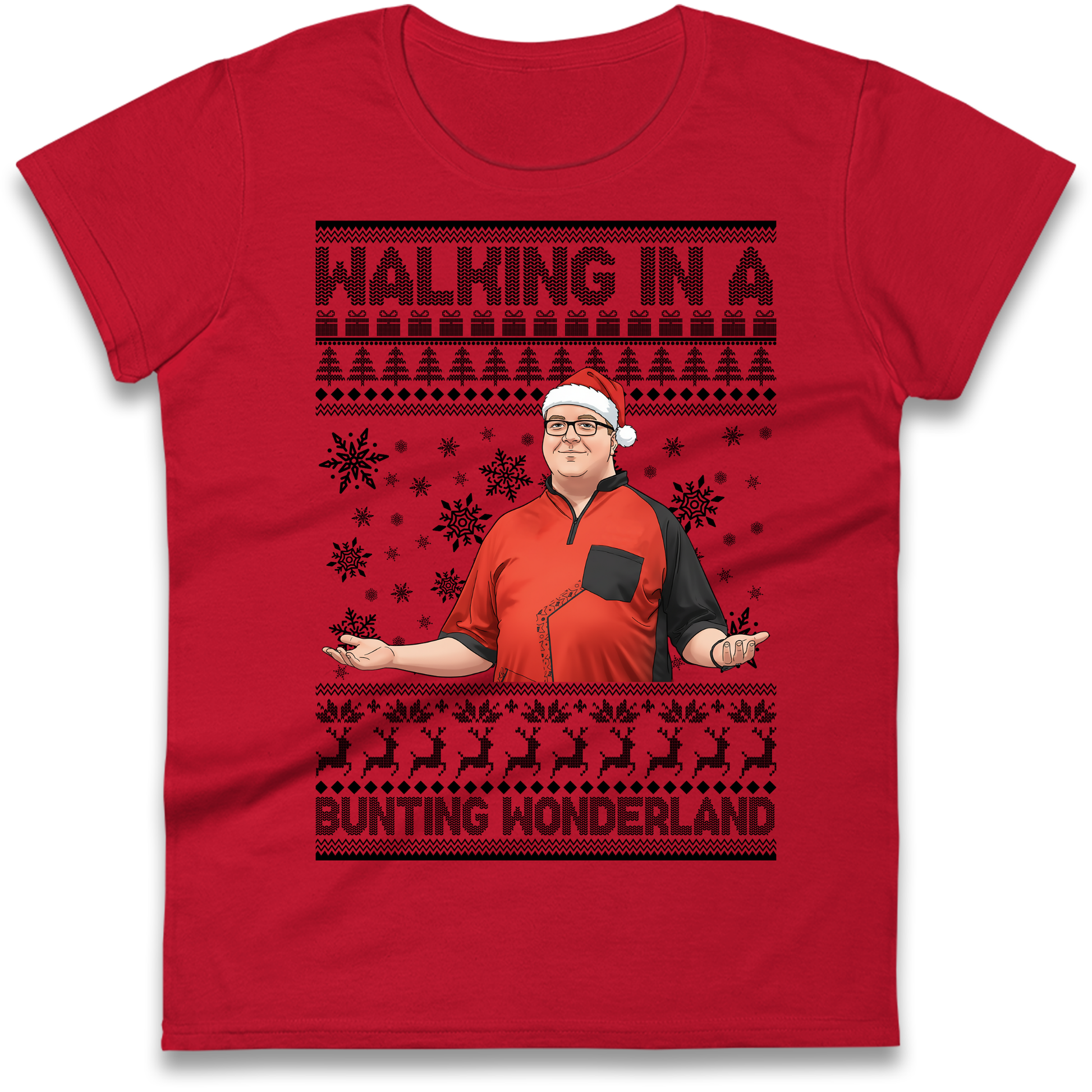 Bunting Wonderland Ladies Shirt