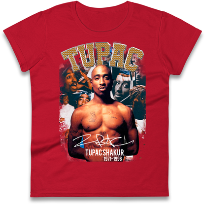 Tupac Shakur 1971 1996 Ladies Shirt