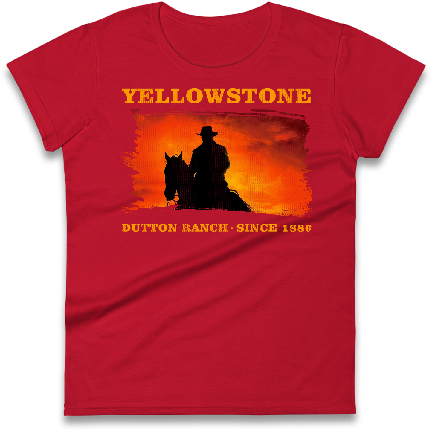 Yellowstone Dutton Ranch Since 1886 Ladies Shirt