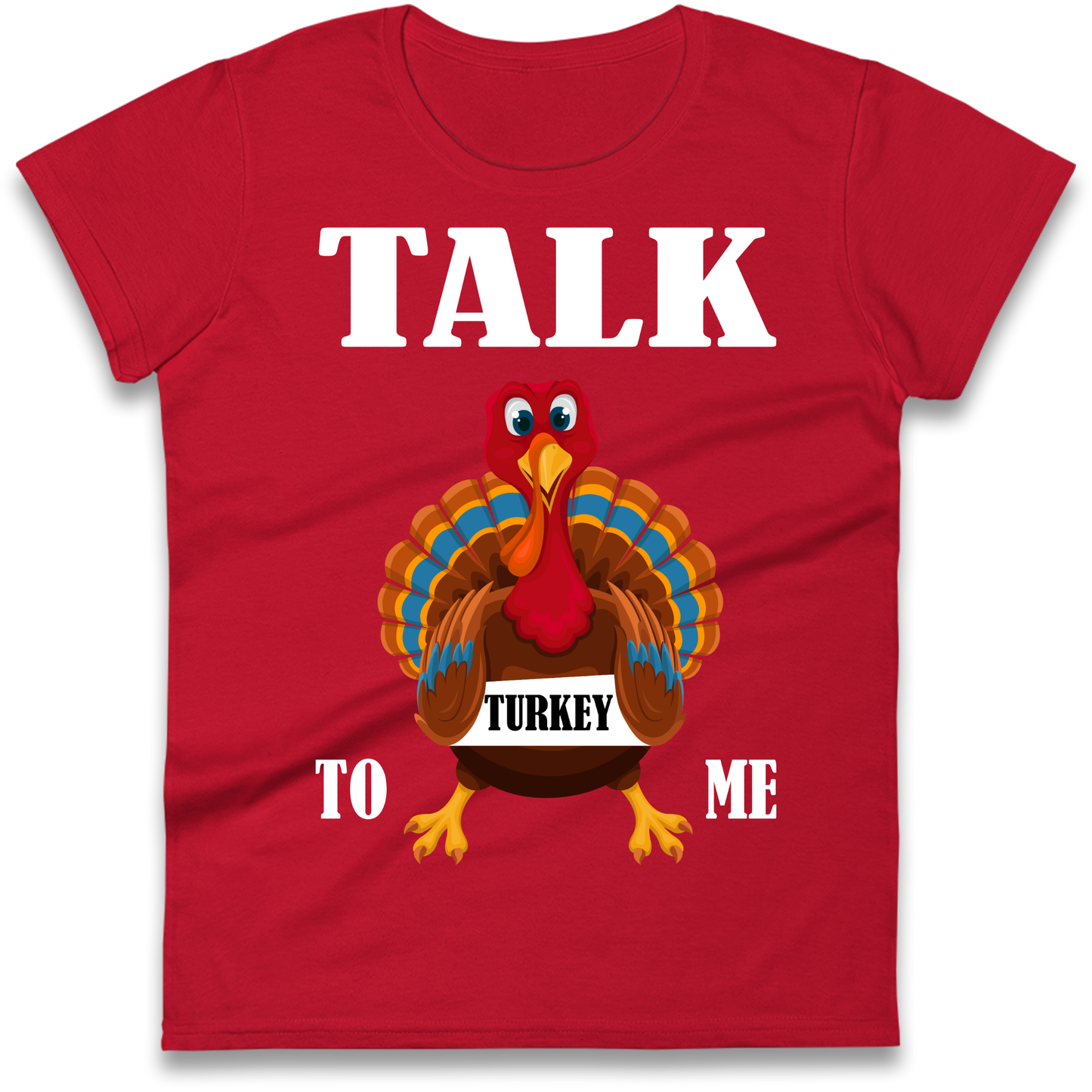 Talk Turkey To Me Christmas Ladies Shirt
