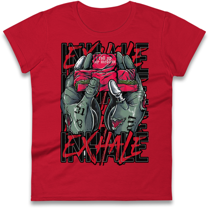 Inhale Exhale Ladies Shirt