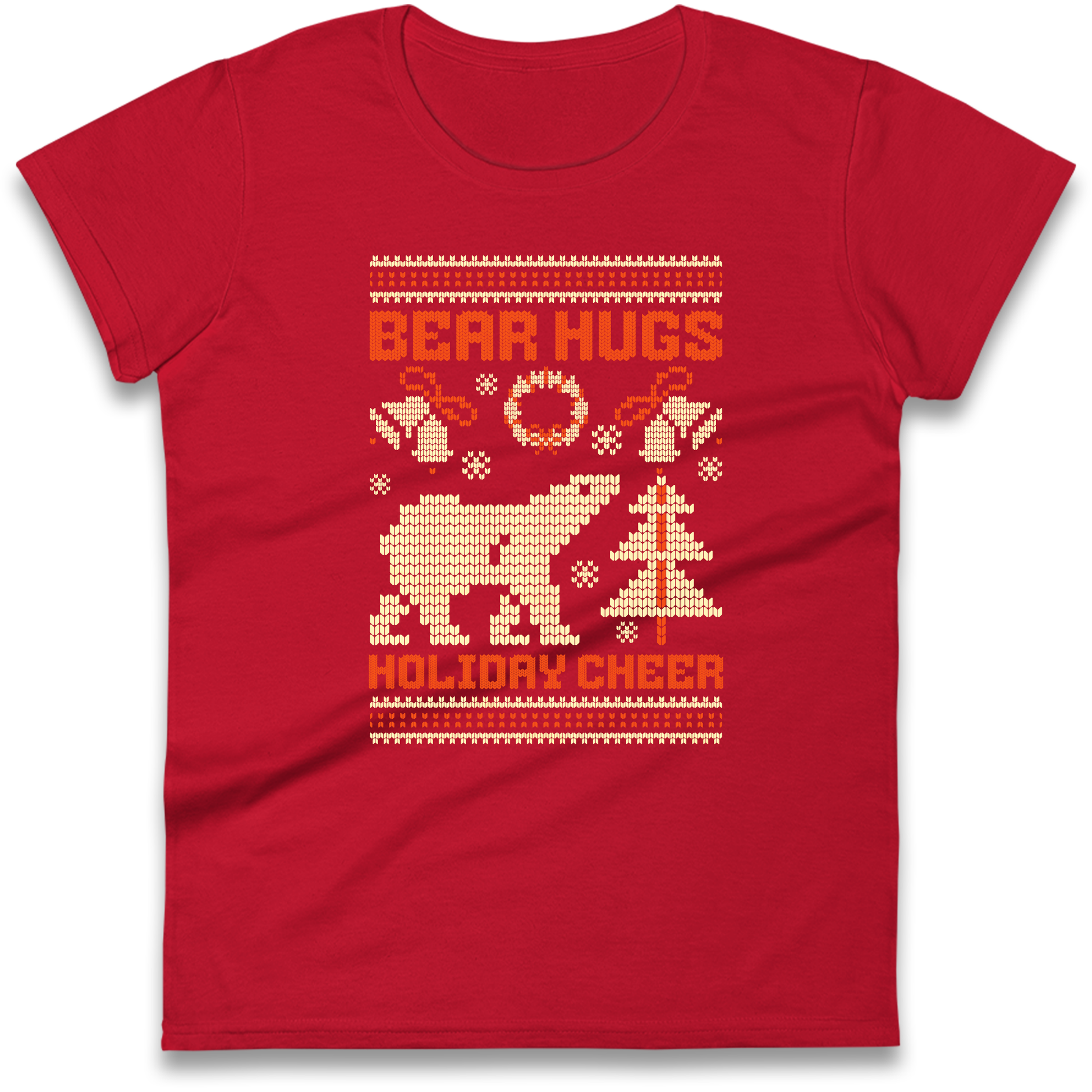 Bear Hugs Holiday Cheer Ladies Shirt