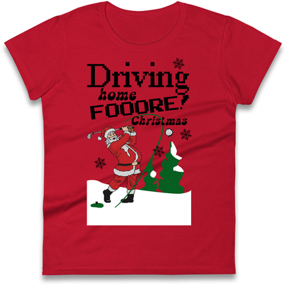 Christmas Golf Ladies Shirt