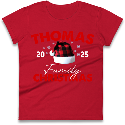 Thomas Family Christmas Ladies Shirt