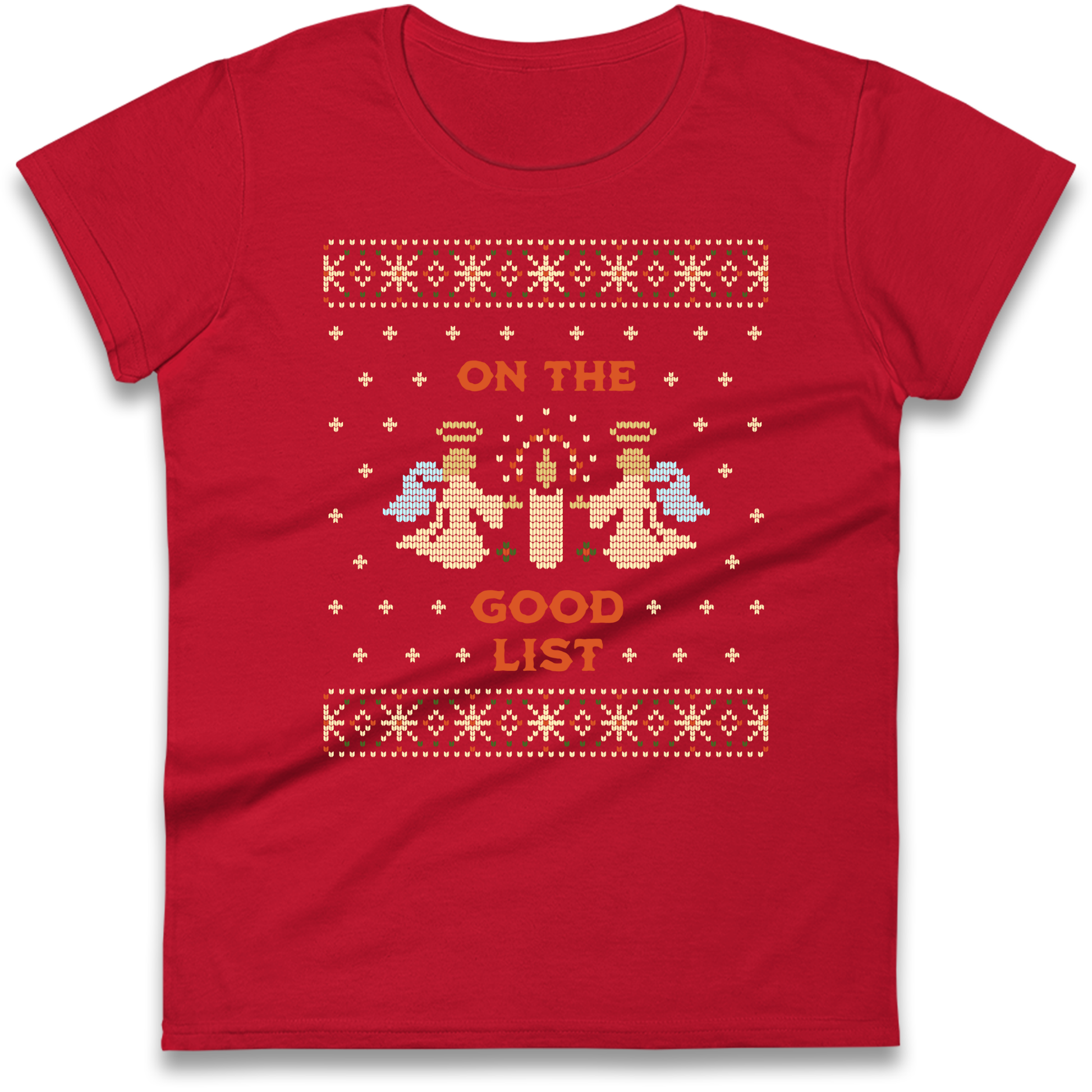 On The Good List Christmas Ladies Shirt