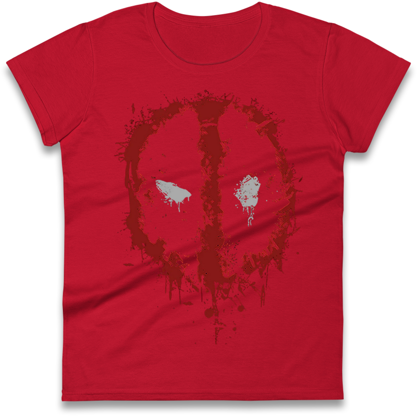 Marvel Deadpool Splatter Icon Ladies Shirt