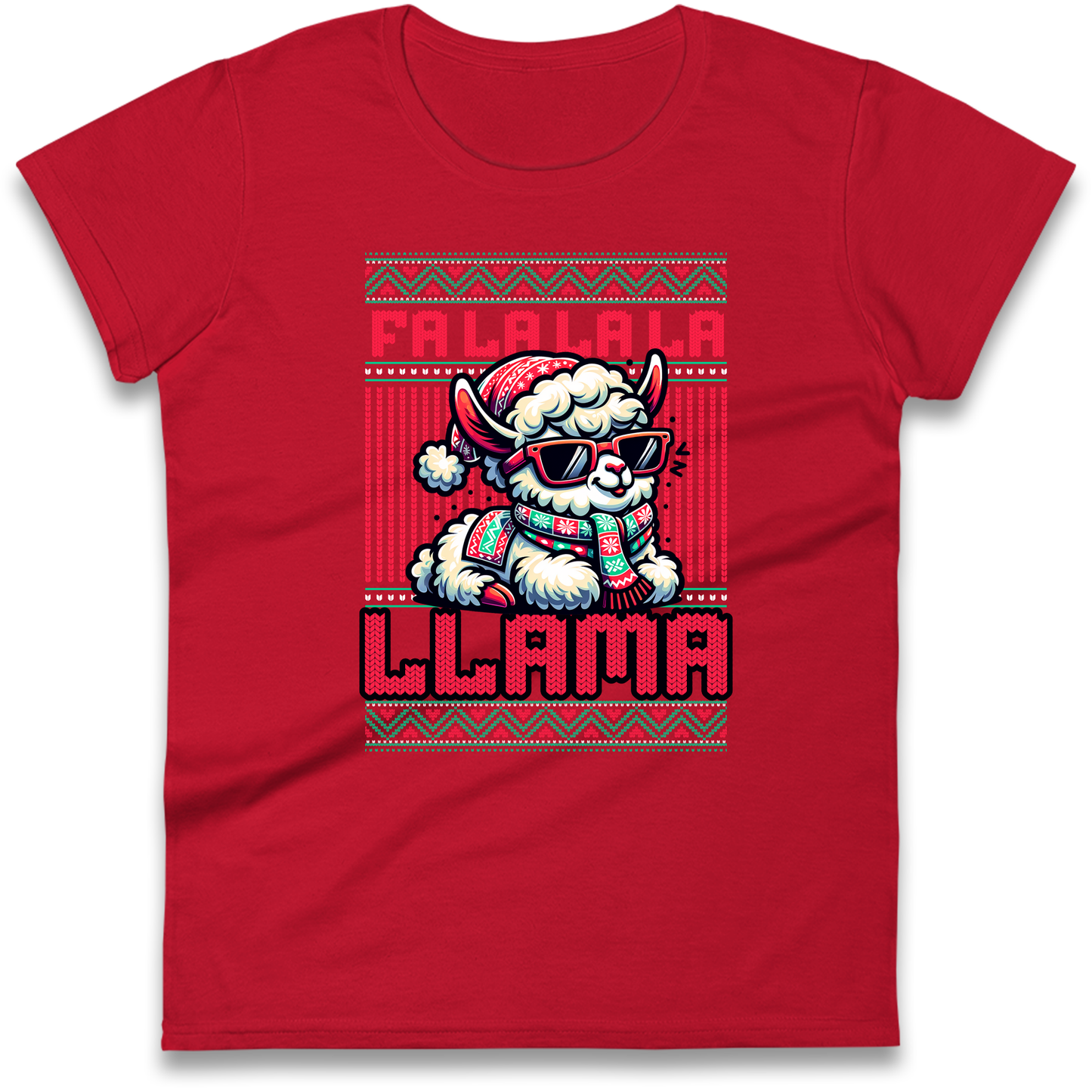 FA LA LA LA LLAMA Ladies Shirt