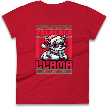 FA LA LA LA LLAMA Ladies Shirt