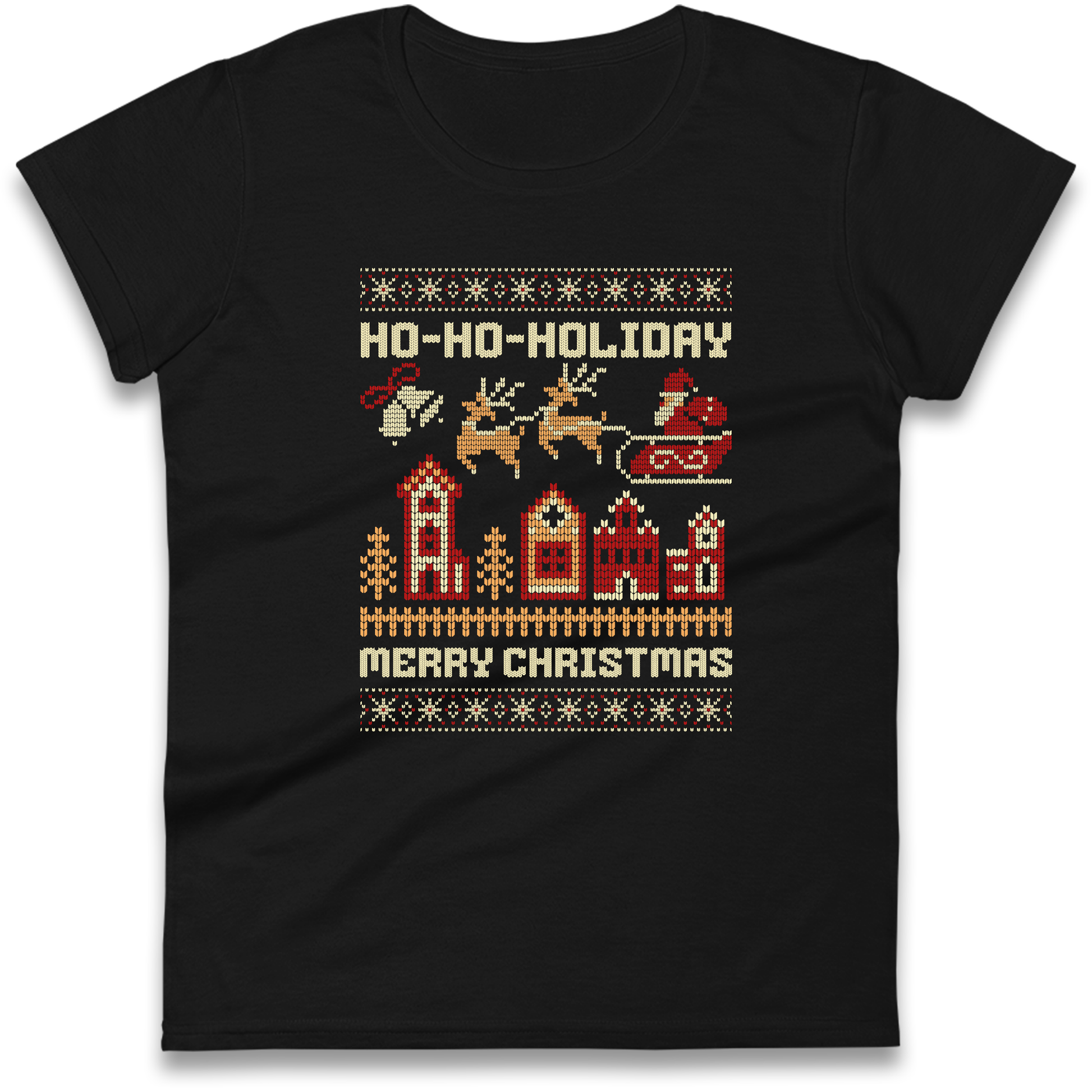 Have Yourself a HO HO HOLIDAY Christmas Ladies Shirt