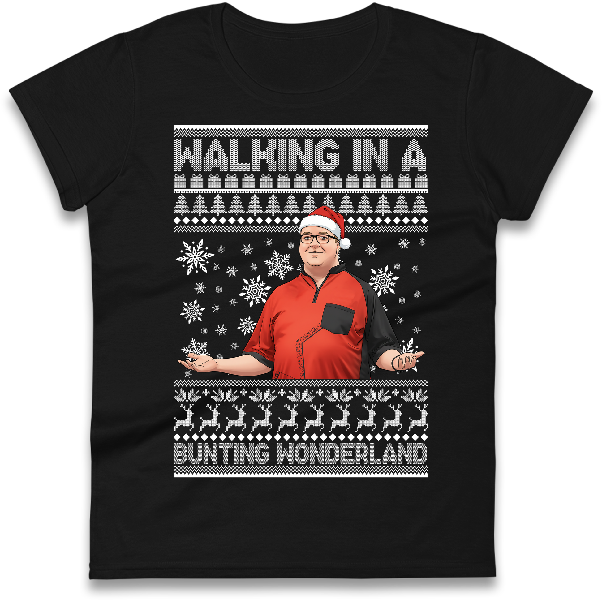 Bunting Wonderland Ladies Shirt
